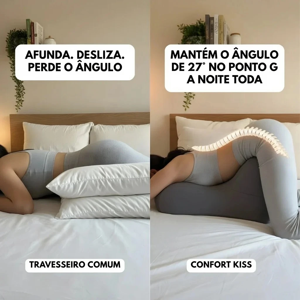 Travesseiro comum vs SENSIA